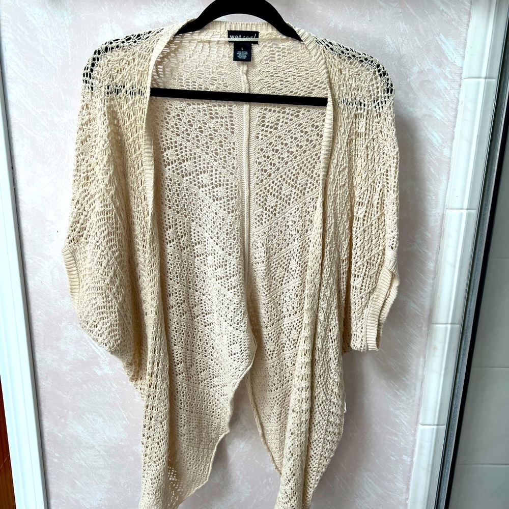 Beige Knit Cover-Up